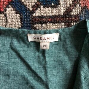 Caramel Green Top
